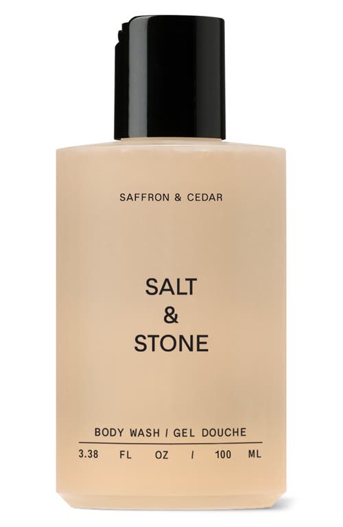 Salt & Stone Saffron & Cedar Body Wash