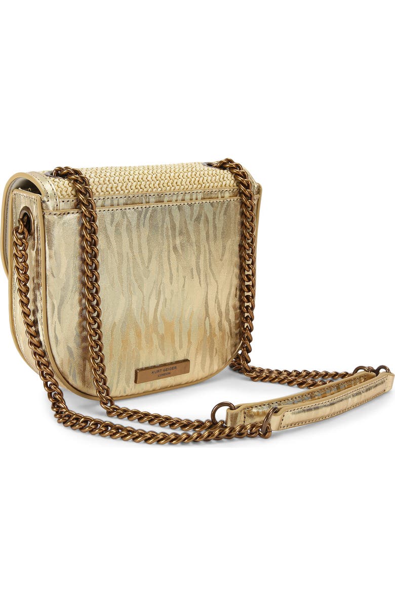 Kurt Geiger London Chelsea Woven Saddle Bag, Alternate, color,