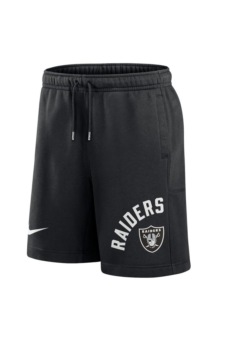 Men's Nike Black Las Vegas Raiders Arched Kicker Shorts, Alternate, color, Black