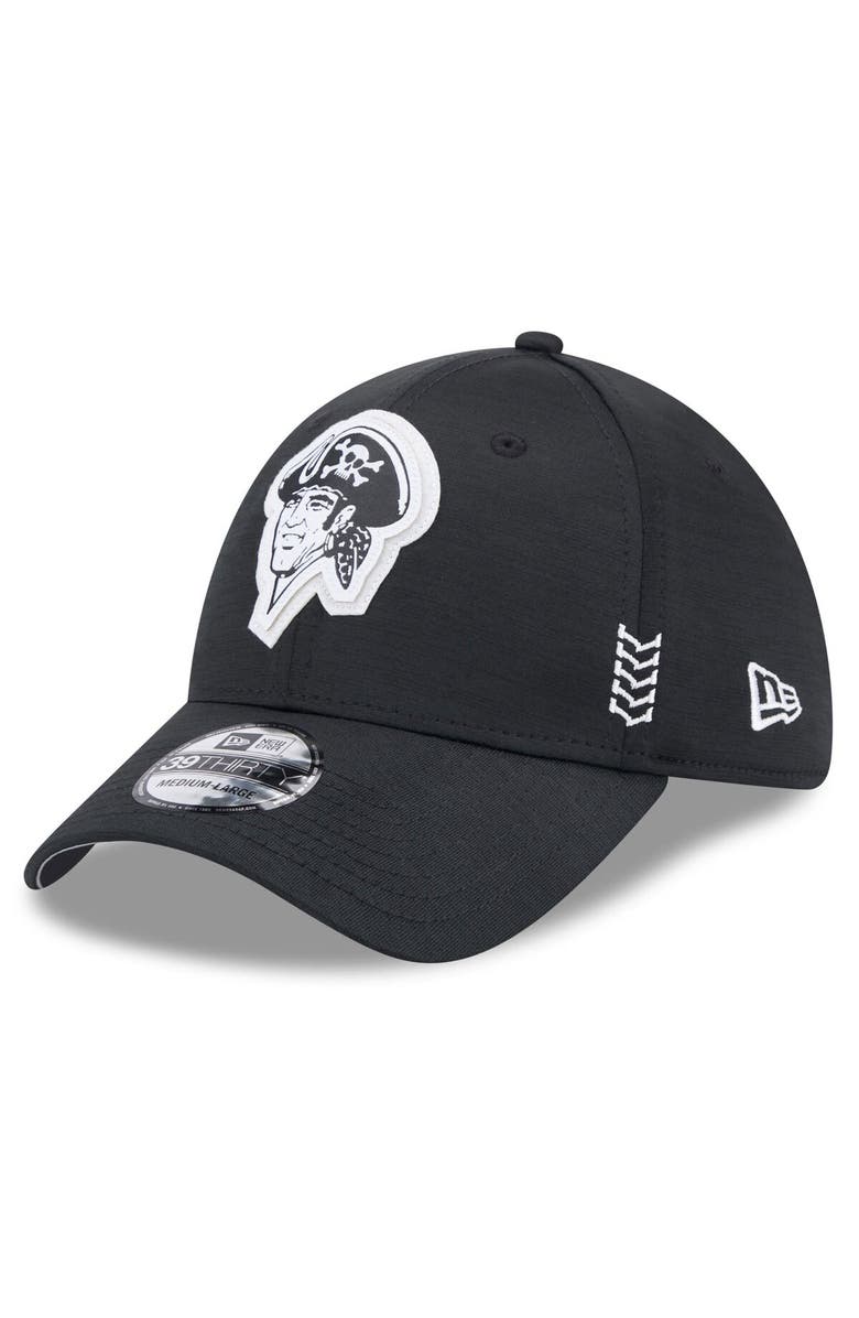 New Era Men's New Era  Black Pittsburgh Pirates 2024 Clubhouse 39THIRTY Flex Fit Hat, Main, color, 