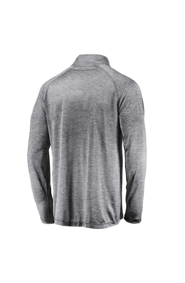 FANATICS Men's Fanatics Gray Tennessee Volunteers Striated Raglan Lightweight Quarter-Zip Top, Alternate, color, Gray