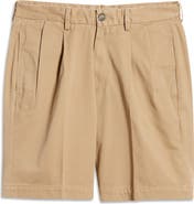 Berle Charleston Khakis Pleated Chino Shorts