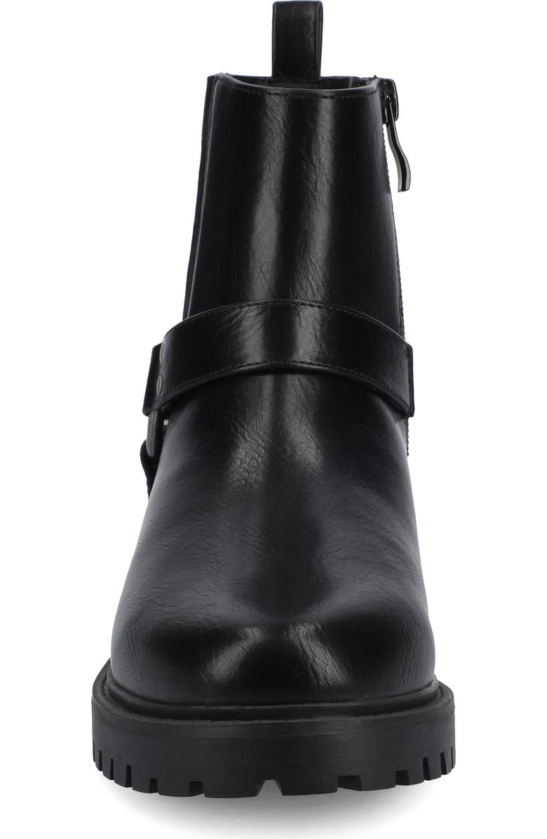 Journee Collection Kalistah Lug Sole Boot, Alternate, color, Black