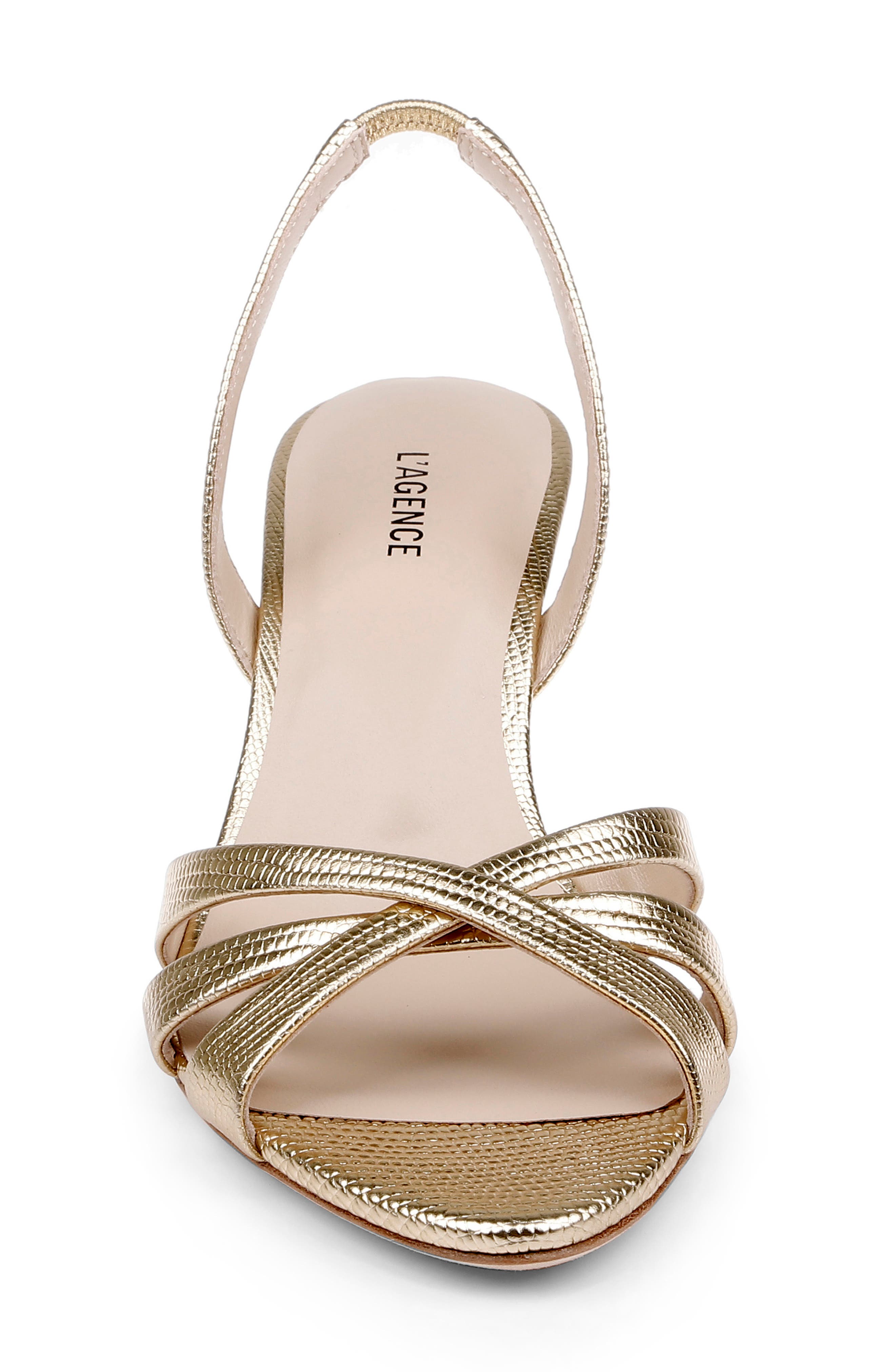 Colwill Slingback Sandal, Alternate, color, GOLD LIZARD
