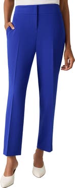 KASPER Flat Front Slim Pants