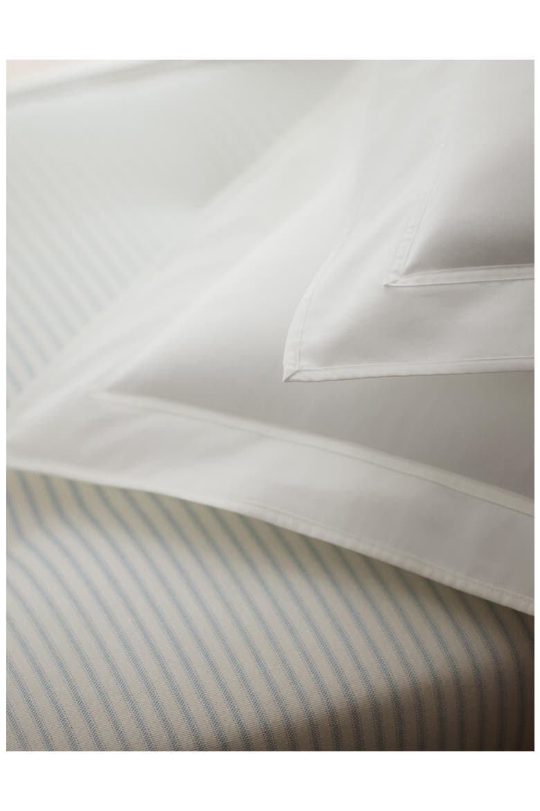 Spencer Border Print Throw Pillow, Alternate, color, WHITE AND WHITE