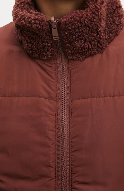 COTTON ON BODY COTTON ON BODY MOTHER PUFFER SOFT FLEECE REVERSIBLE VEST