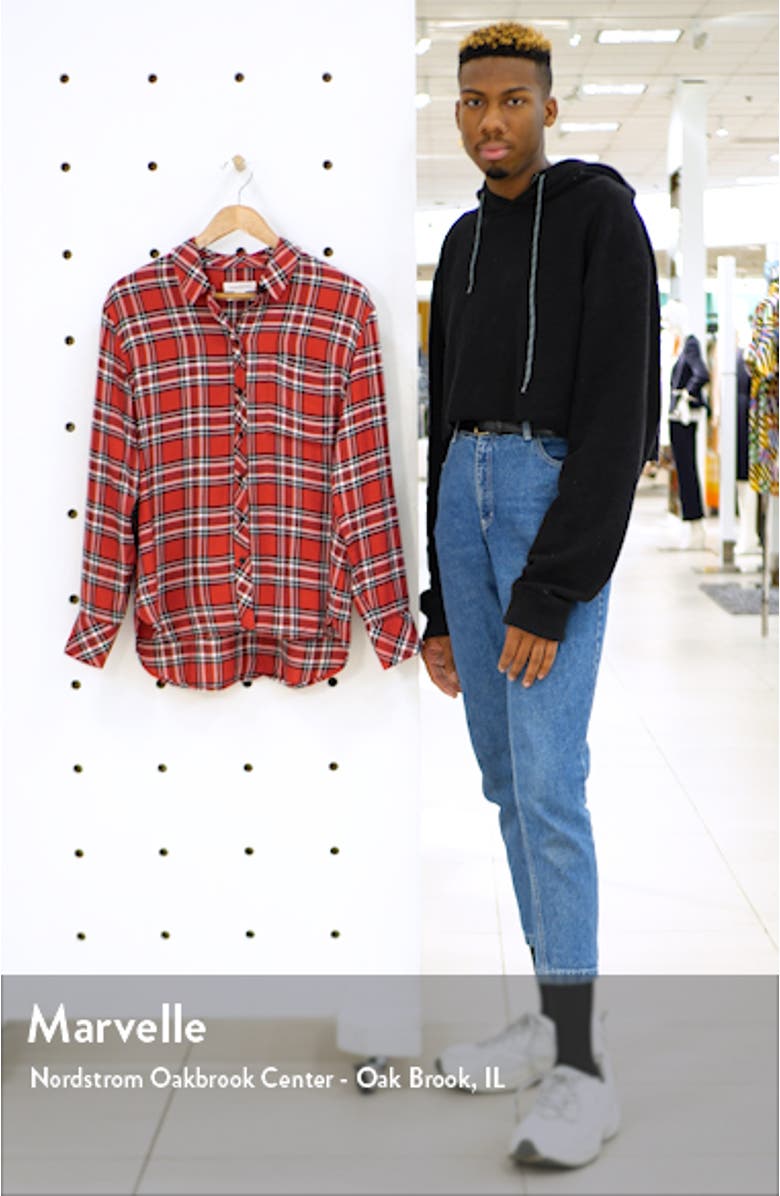 Plaid Boyfriend Shirt, sales video thumbnail