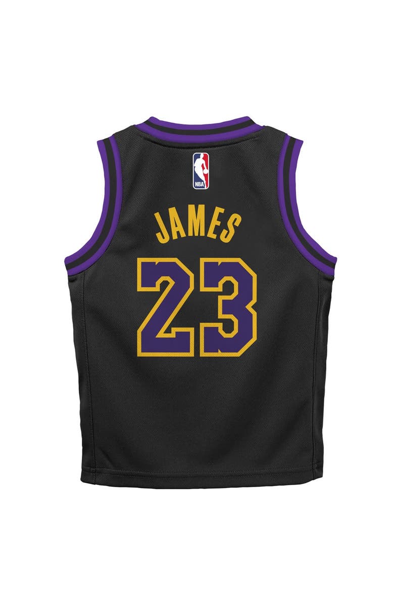 Nike Toddler Nike LeBron James Black Los Angeles Lakers 2025/26 City Edition Swingman Jersey, Alternate, color, Black