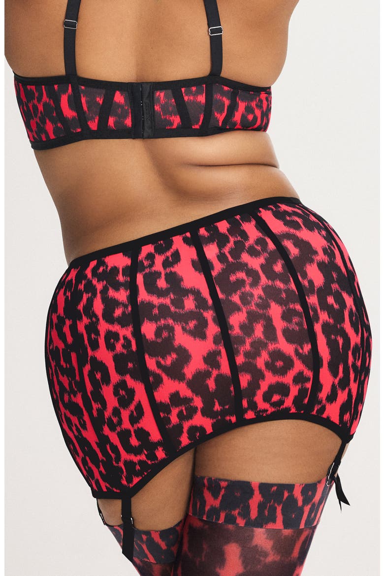 City Kitty Garter Skirt, Alternate, color, OPEN LATE RED VINTAGE