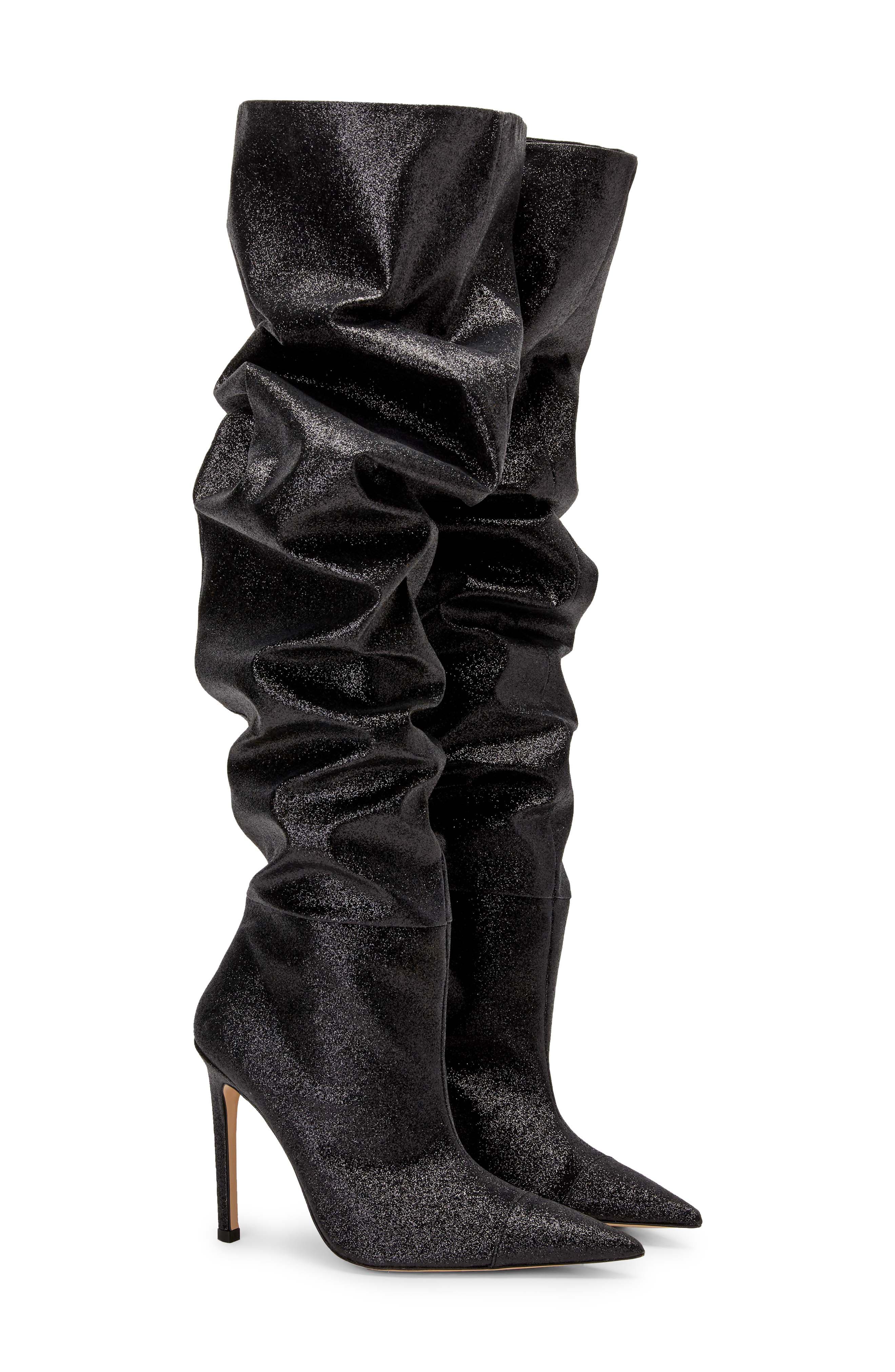 Good American Glitter Over the Knee Boot, Main, color, 