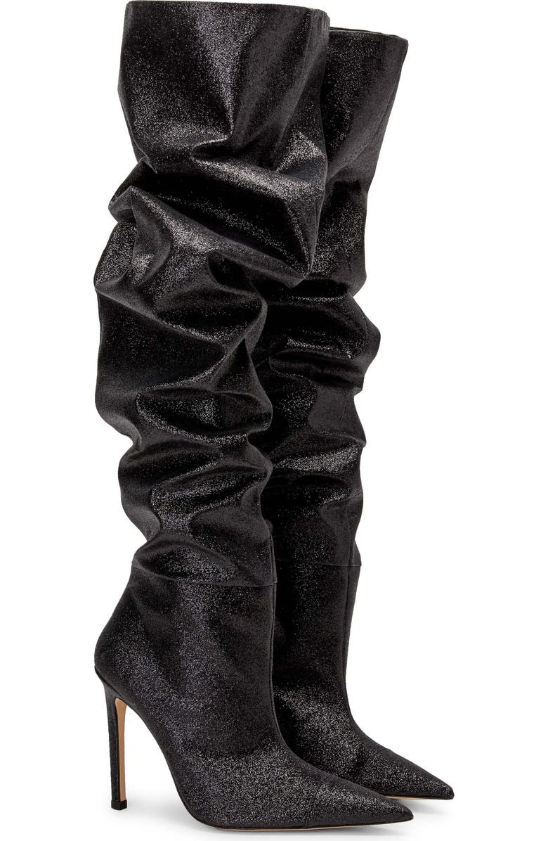 Good American Glitter Over the Knee Boot, Main, color,