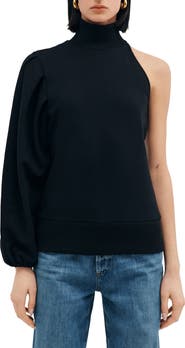 Marcella Rhett One Shoulder Sweatshirt