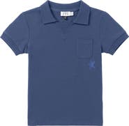FYI Star Embroidered Chest Pocket Rib Cuff T-Shirt