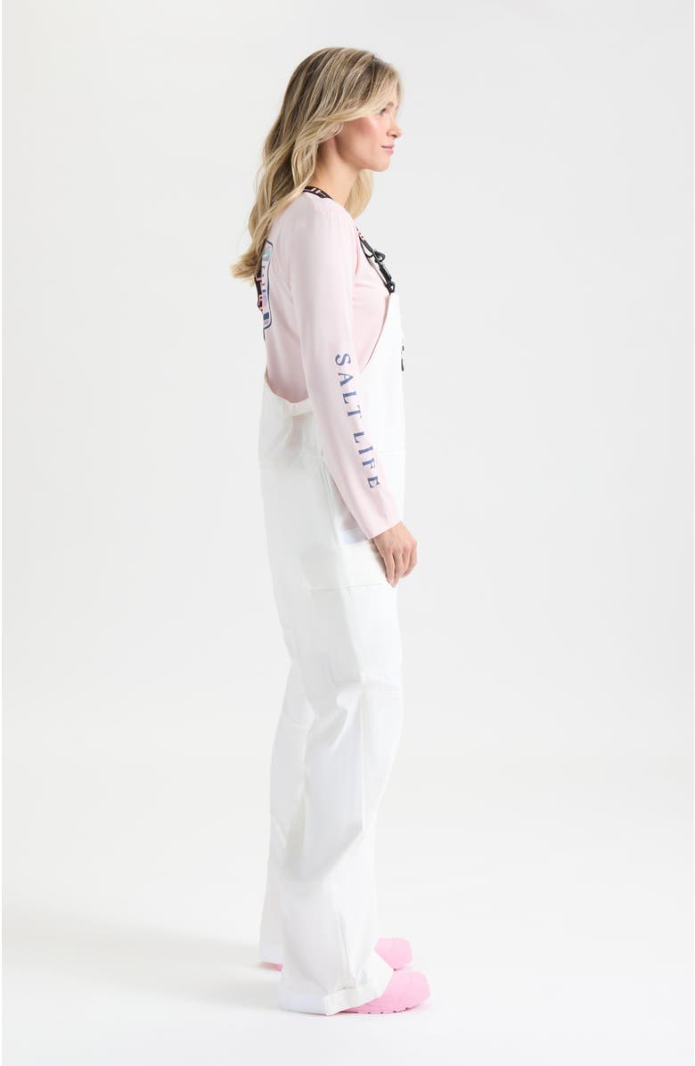 Salt Life Storm Front Fishing Jumpsuit, Alternate, color, White