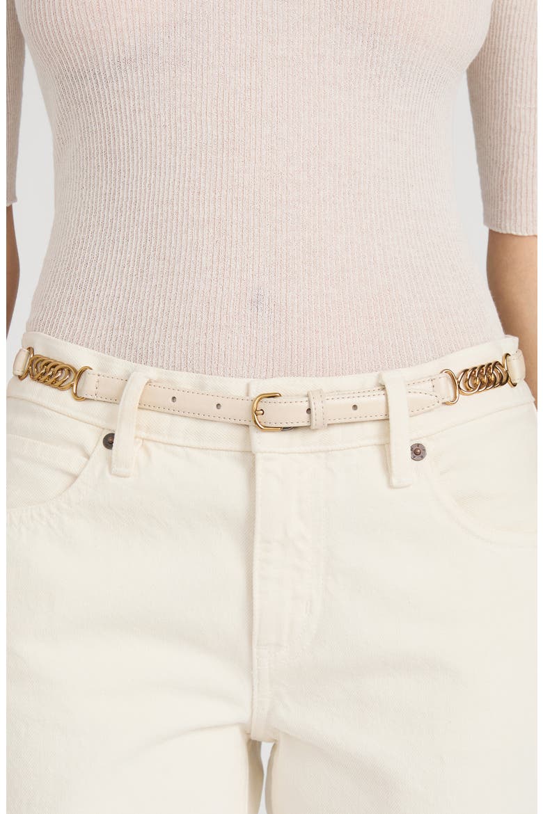 The Twisted Link Belt, Main, color, CREAM