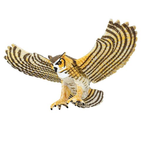 Great Horned Owl Kids Toy Figure