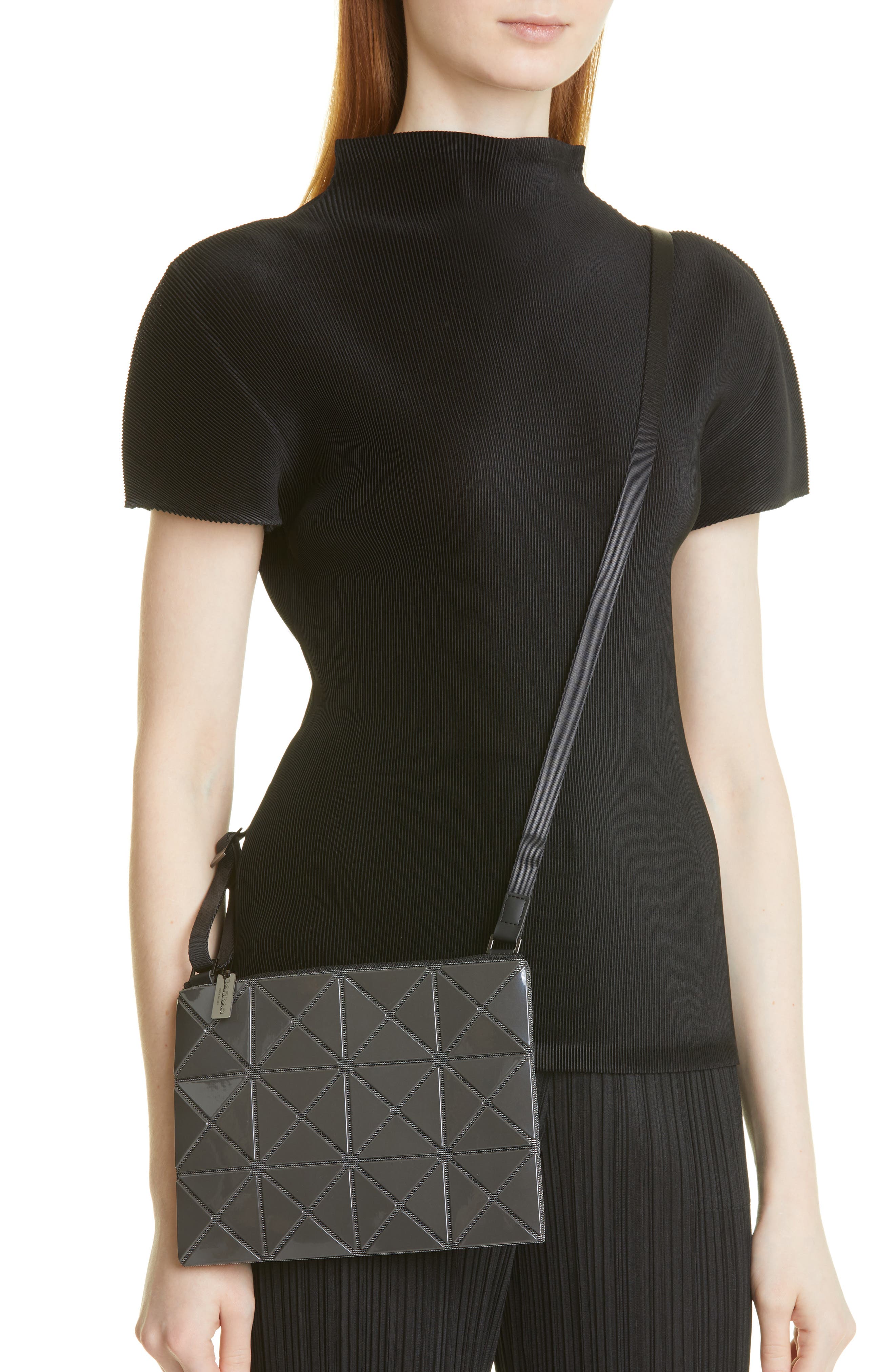 Bao Bao Issey Miyake Lucent One-Tone Crossbody Bag, Alternate, color, 