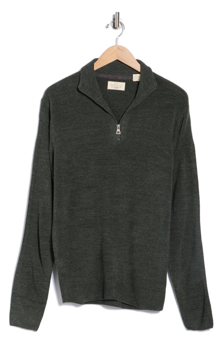 WEATHERPROOF VINTAGE Half Zip Sweater, Alternate, color, Dark Sea