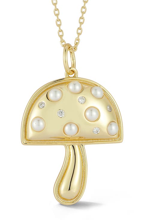 Mushroom Pendant Neckalce