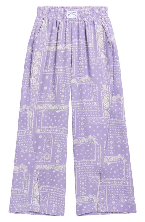 Kids' Astropaisley Split Wide Leg Pants