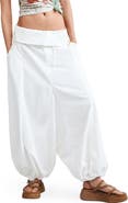 Desigual Wide Leg Cotton Balloon Pants
