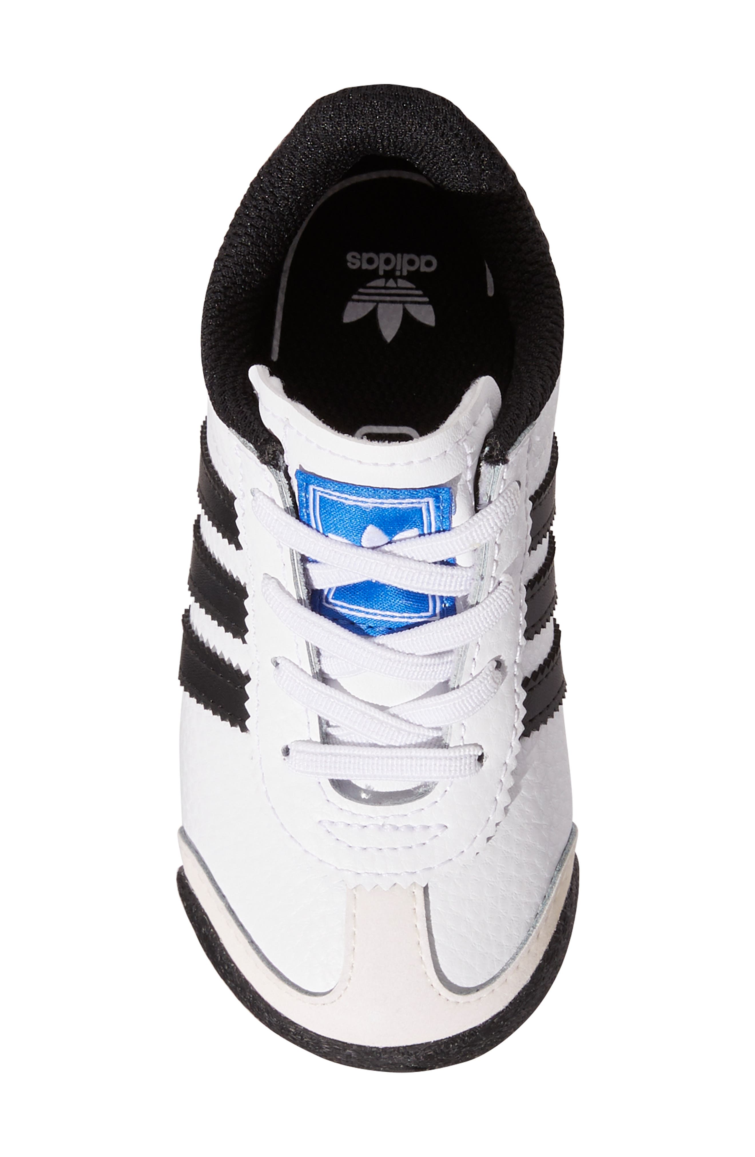 adidas Kids' Samoa Sneaker, Alternate, color, White/ Black
