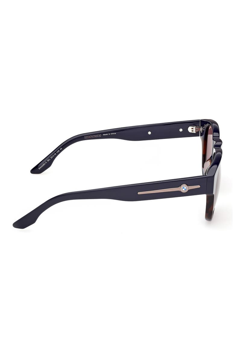 53mm Round Sunglasses, Alternate, color, HAVANA/ OTHER / ROVIEX