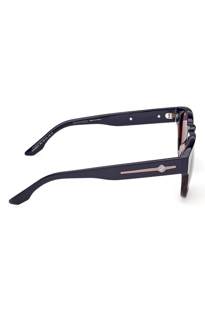 BMW 53mm Round Sunglasses, Alternate, color, 