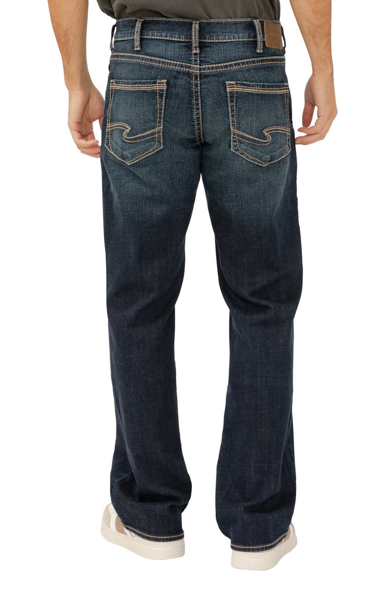 Silver Jeans Co. Zac Relaxed Fit Straight Leg Jeans, Alternate, color,