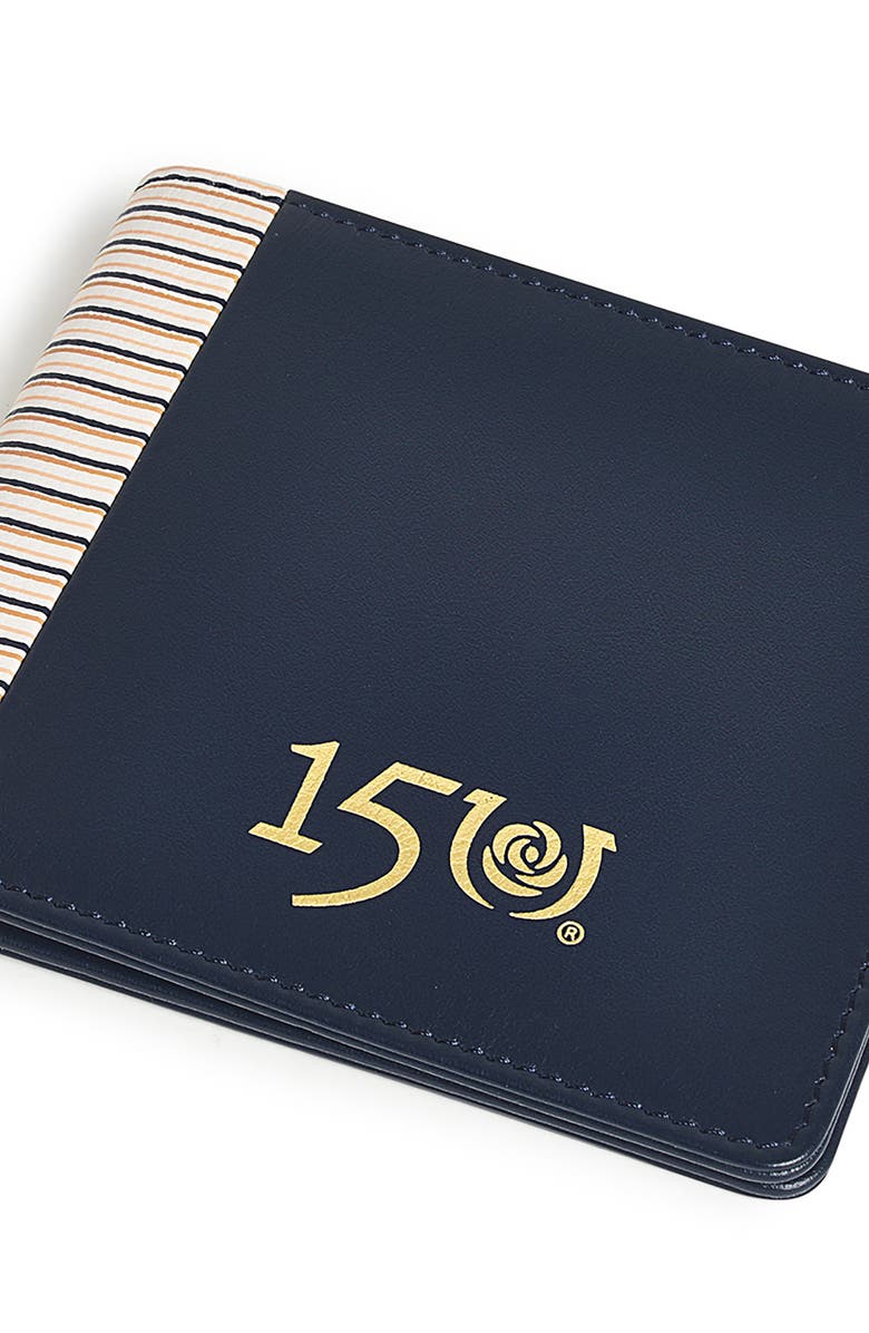 Radley Kentucky Derby Leather Medium Bifold Wallet, Alternate, color, Ink