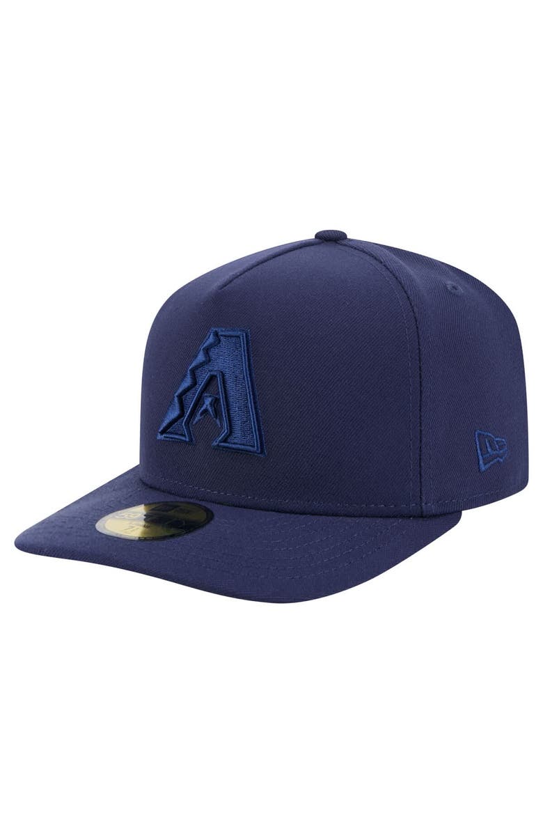 New Era Men
s New Era Navy Arizona Diamondbacks Color Pack A-Frame 59FIFTY Fitted Hat, Alternate, color, 