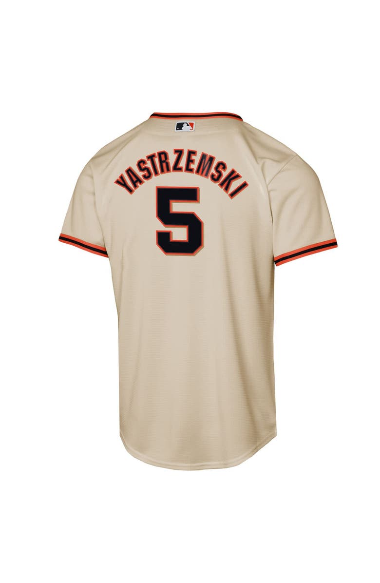 Nike Youth Nike Mike Yastrzemski Cream San Francisco Giants Home Replica Player Jersey, Alternate, color, 