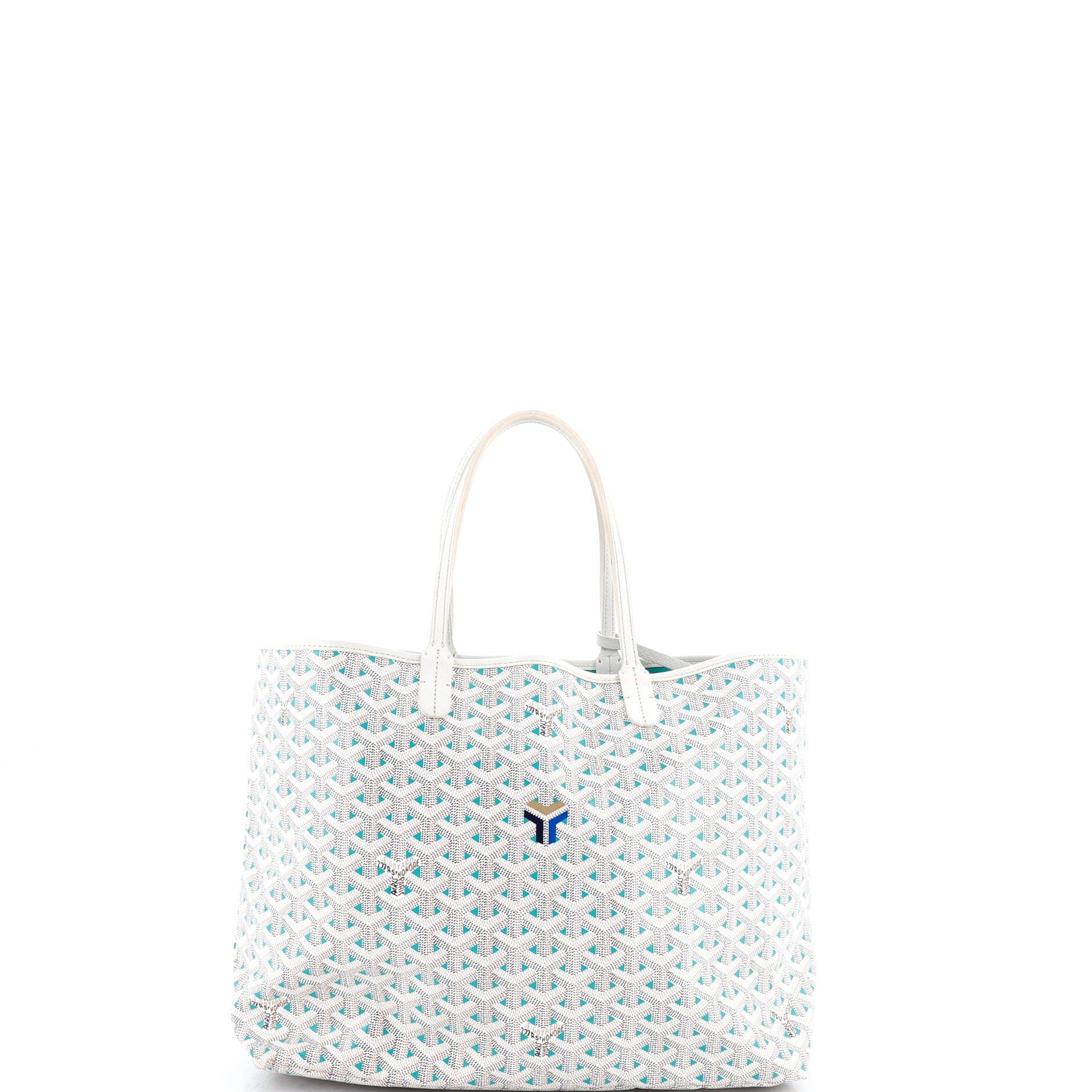 Pre-Owned Goyard Saint Louis Tote Claire Voie Coated Canvas PM, Alternate, color, Multicolor