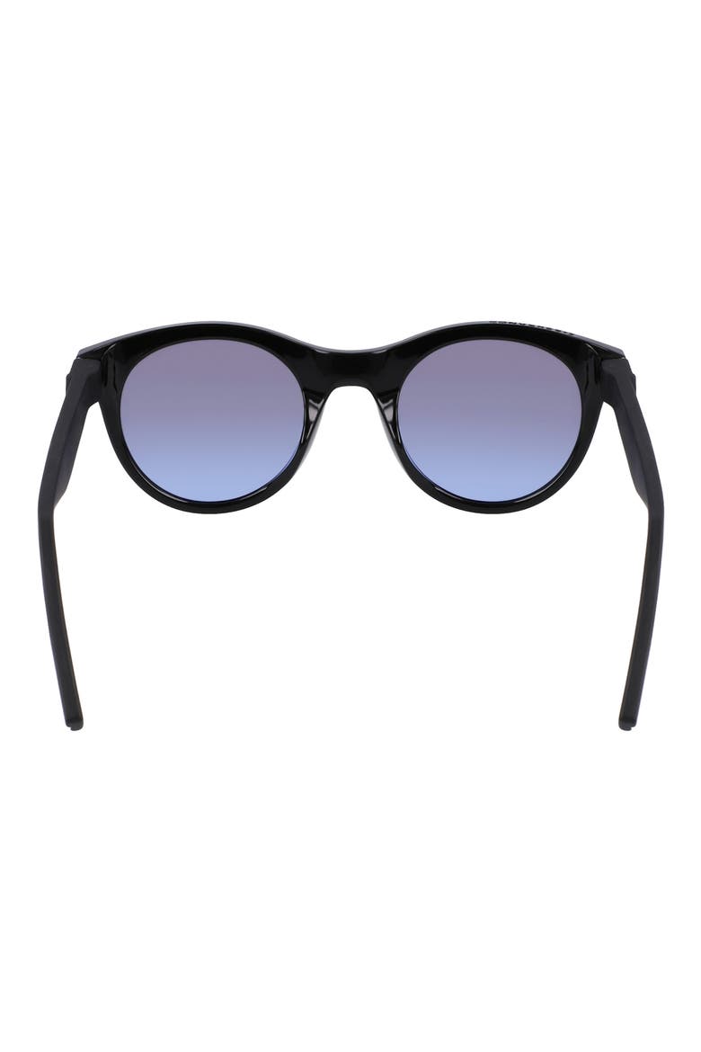 Restore 49mm Gradient Round Sunglasses, Alternate, color, BLACK