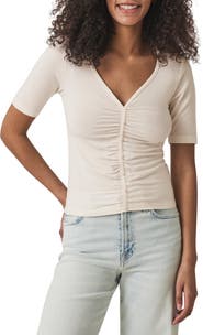 Splendid Yasmina Ruched T-Shirt