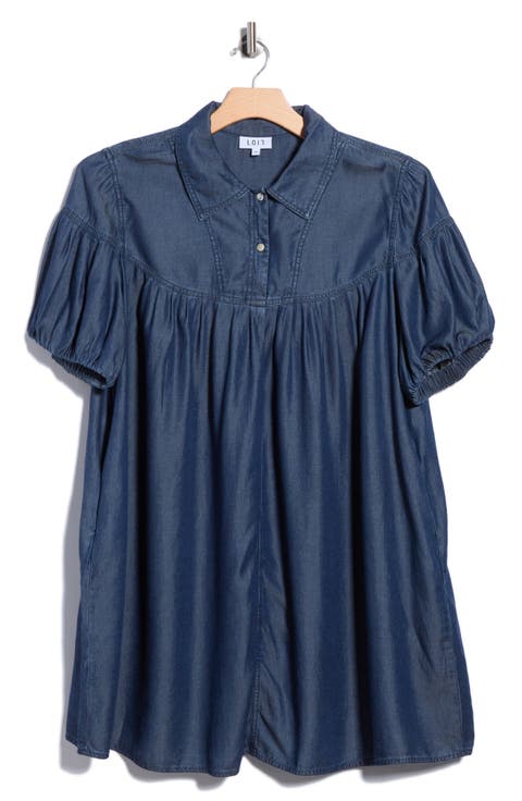 Tencel Lyocell Trapeze Dress