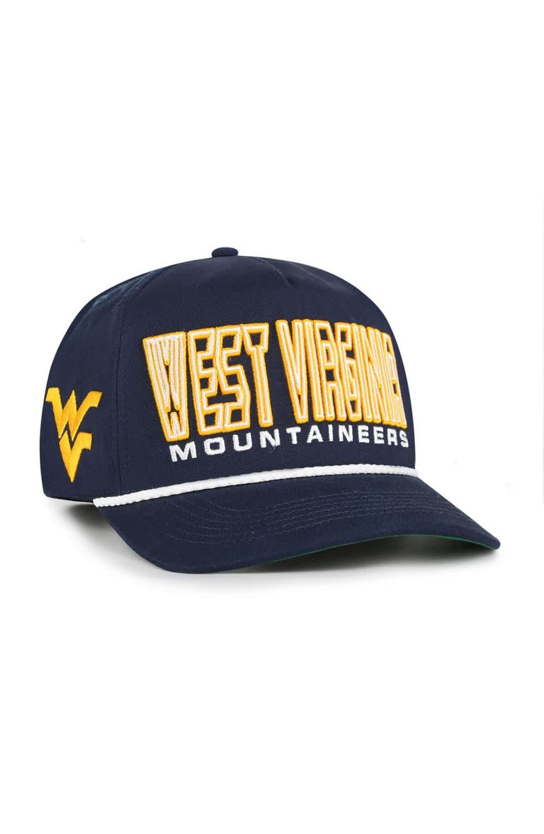 '47 Youth '47 Navy West Virginia Mountaineers Byline Hitch Adjustable Hat, Main, color, Navy