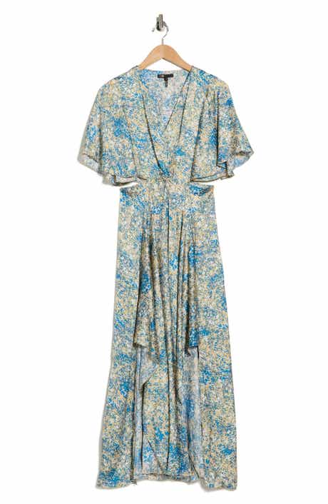 maje Reniliche Cutout Maxi Dress