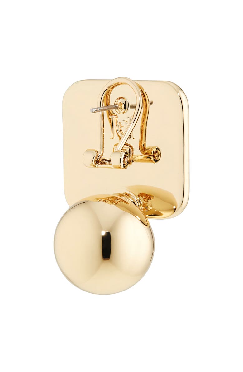 Carolina Herrera Geometric Drop Earrings, Alternate, color, Black Multi