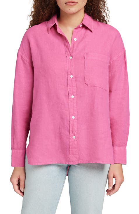 Laguna Relaxed Fit Linen Button-Up Shirt