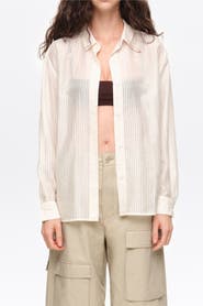 Bimba y Lola Straight striped shirt