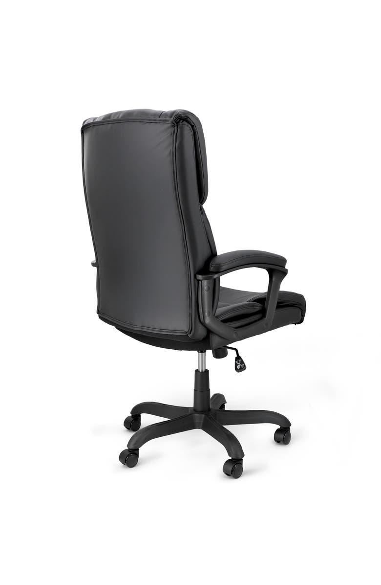 Elama High Back Adjustable Office Chair, Alternate, color, Black