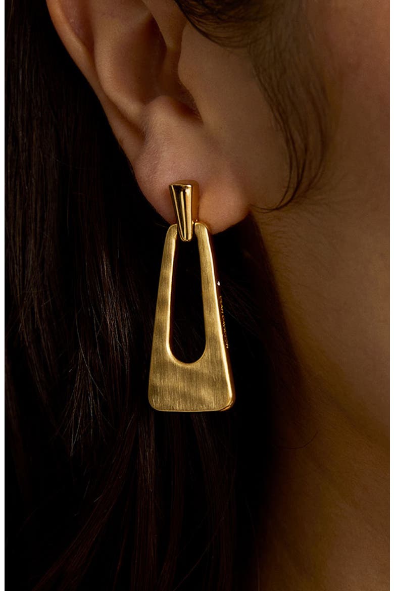 Mara Drop Earrings, Alternate, color, GOLD