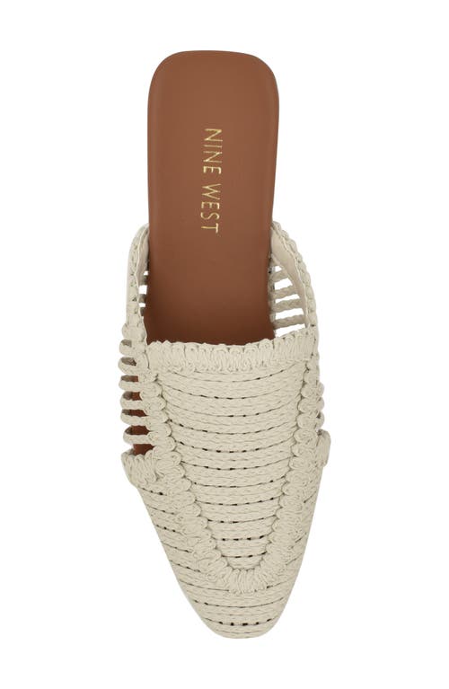 Nine West Campton Mule In Ivory