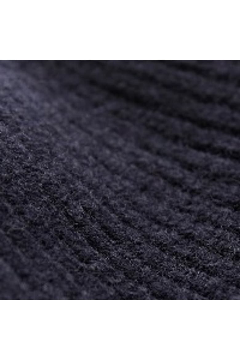 British Lambs Minimal Rib Beanie, Alternate, color, NAVY