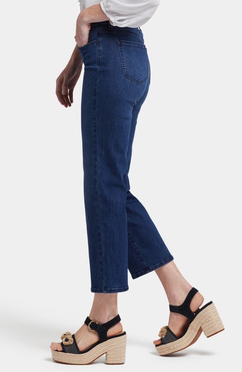 Nydj Marilyn Straight Ankle Jeans In Ibiza Blue In Blue