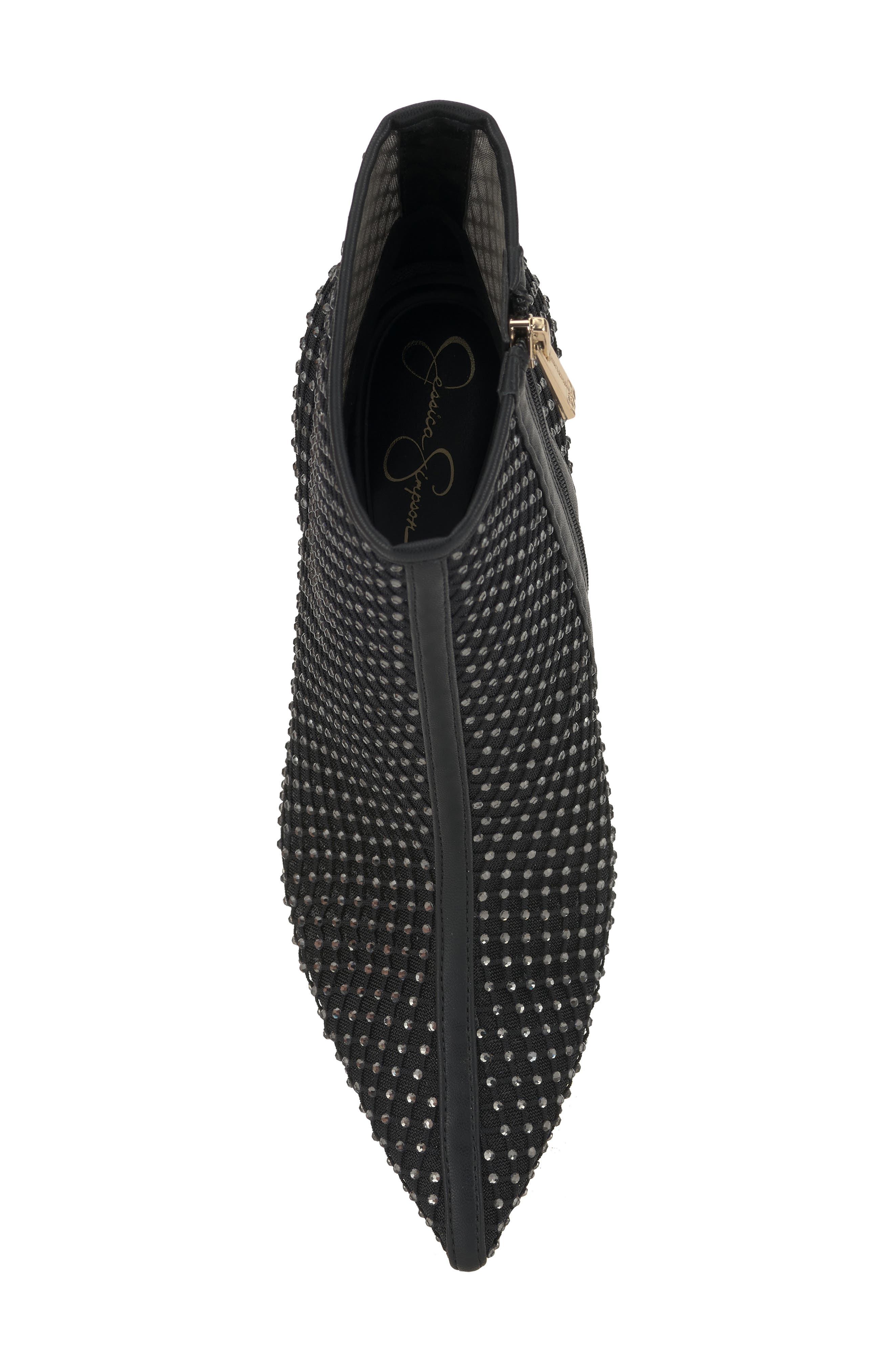Jessica Simpson Pazra Studded Bootie, Alternate, color, Black