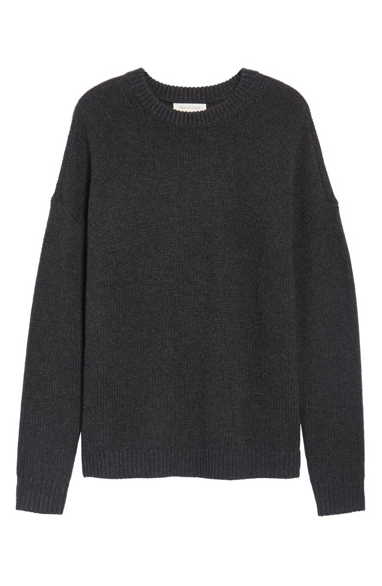 Treasure & Bond x Something Navy Crewneck Sweater, Alternate, color,