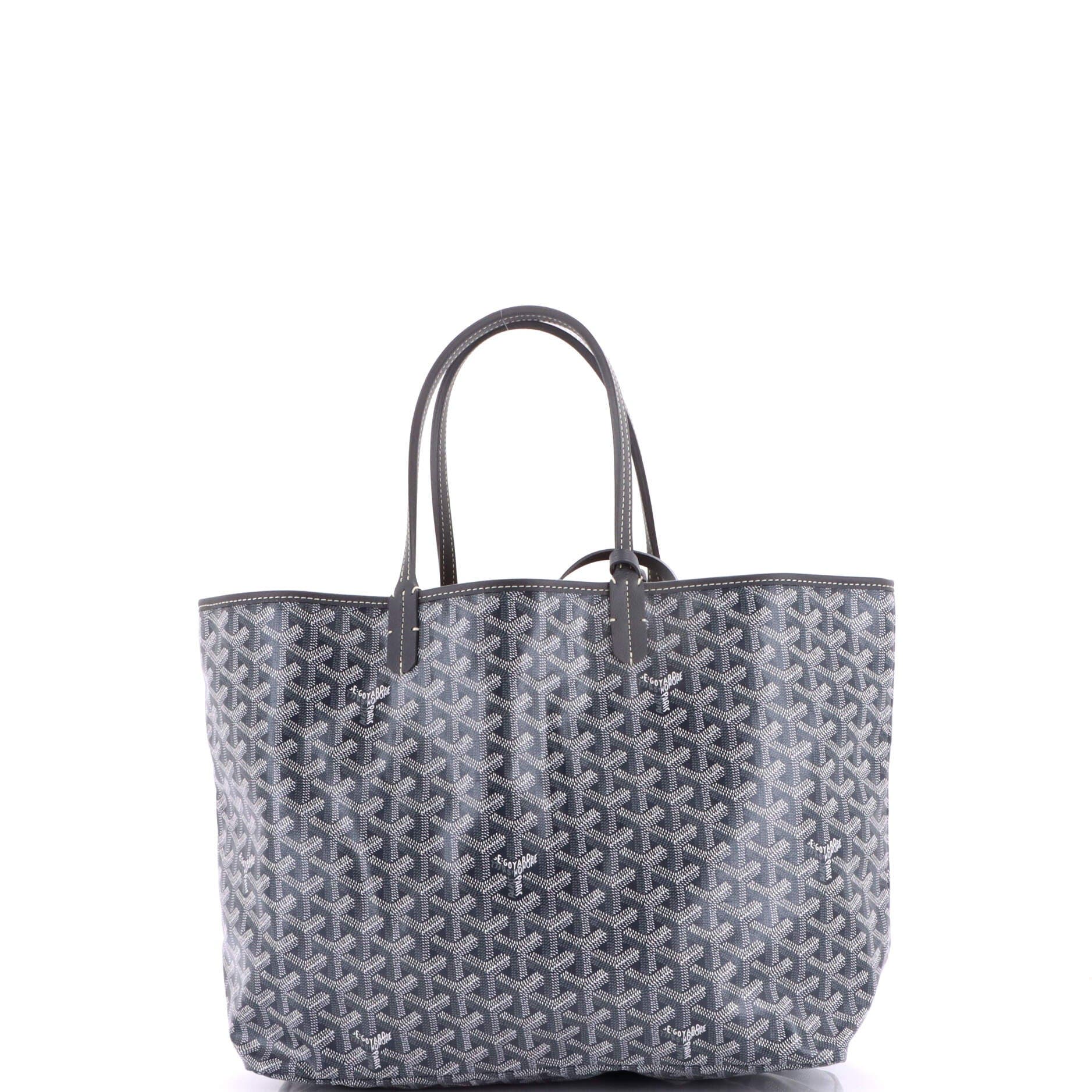 Pre-Owned Goyard Saint Louis Tote Coated Canvas PM, Alternate, color, Gray